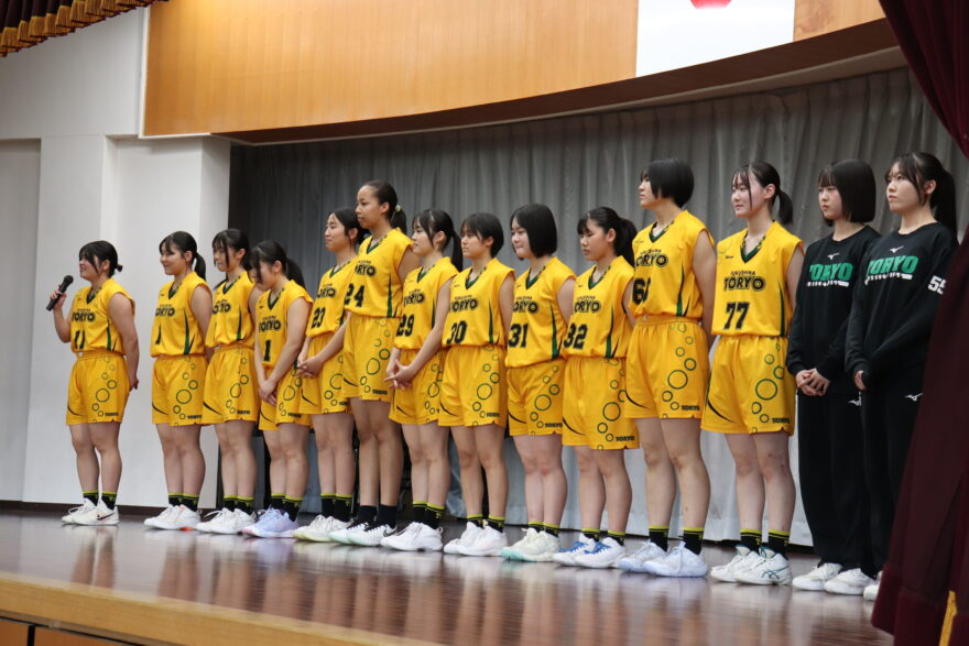 勝負の世界へ！壮行会でエール！！